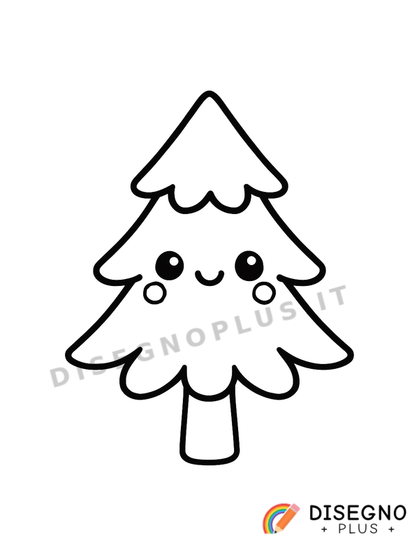 Disegno Abete da colorare