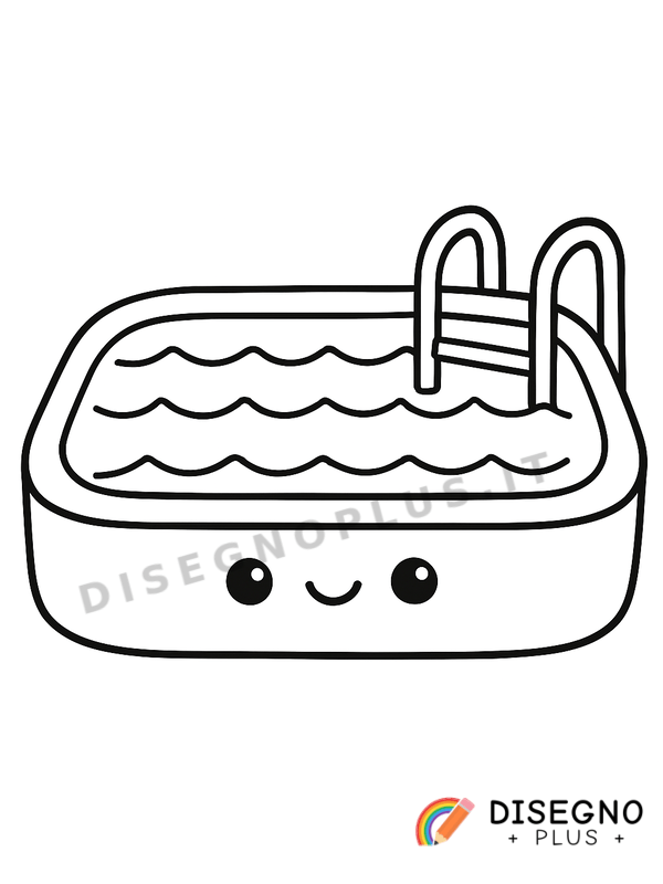 Disegno Acqua della piscina da colorare