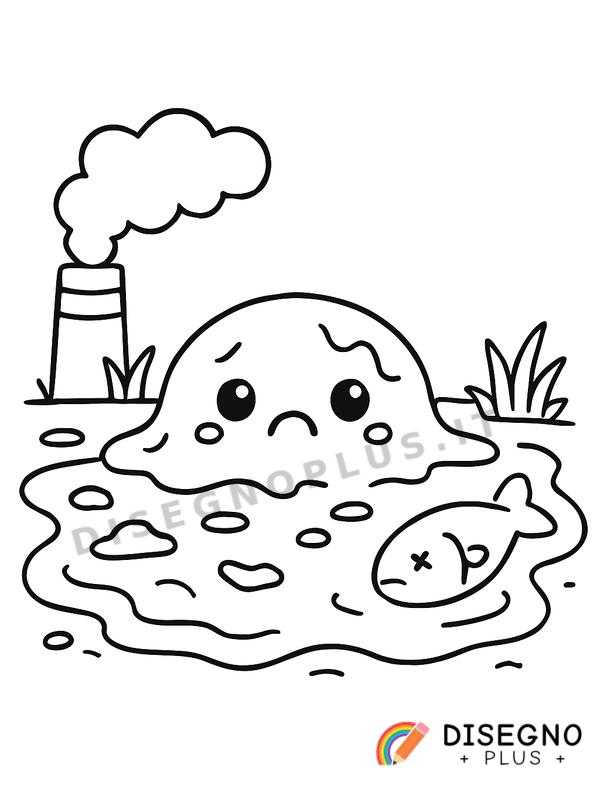 Disegno Acqua sporca da colorare