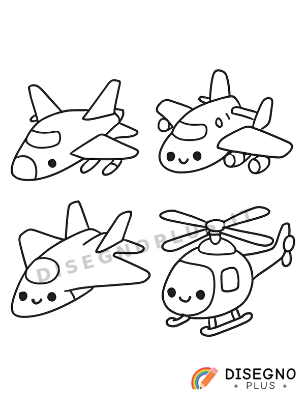 Disegno Aerei da guerra da colorare