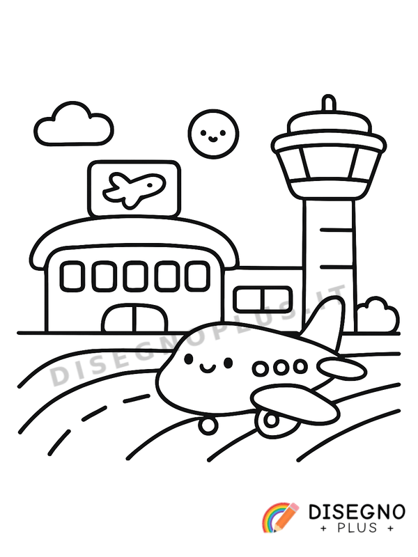 Disegno Aeroporti da colorare