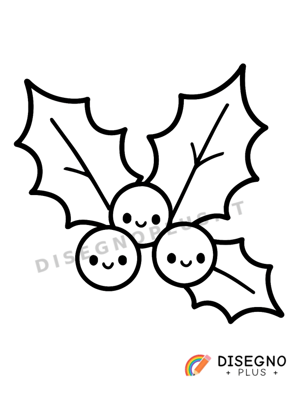 Disegno Agrifoglio da colorare