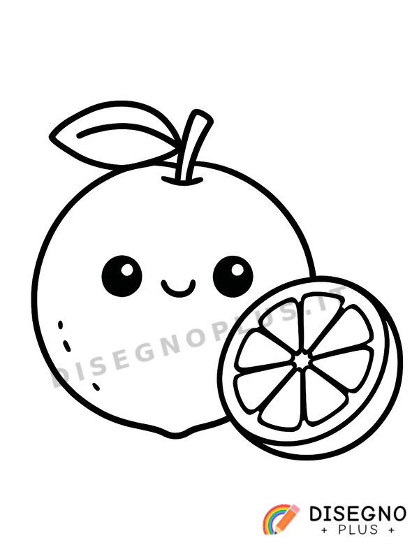 Disegno Agrume da colorare
