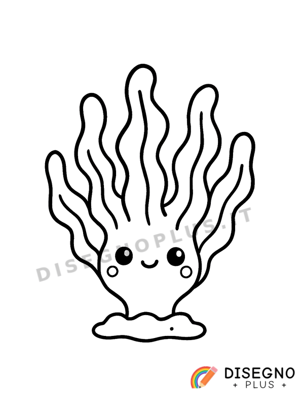 Disegno Alga da colorare