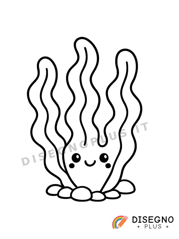 Disegno Alga verde da colorare