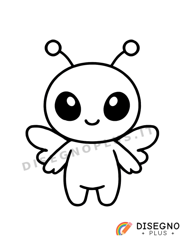 Disegno Alieno da colorare