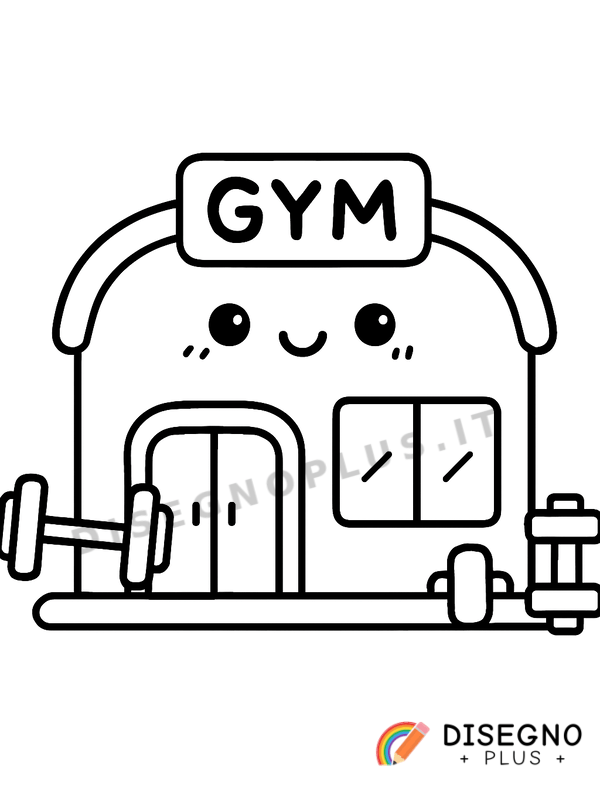 Disegno Palestre da colorare