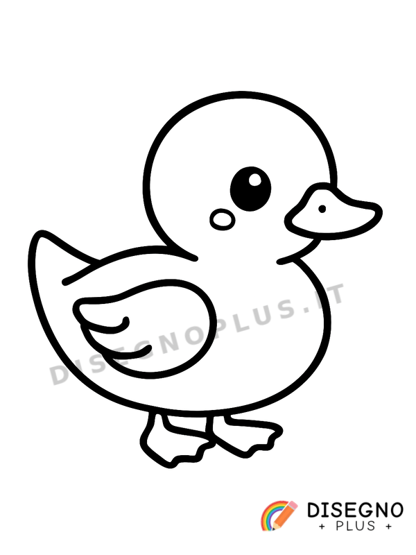 Disegno Anatide da colorare