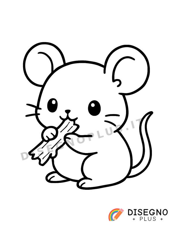 Disegno Animale che rosicchia da colorare