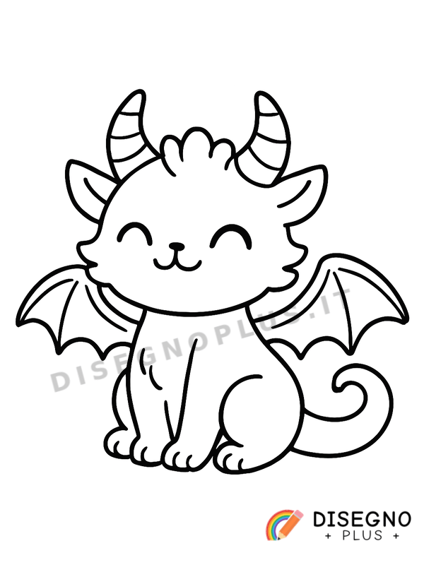 Disegno Animale fantastico da colorare