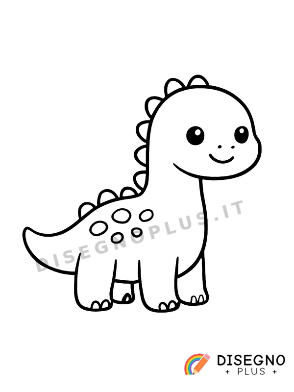 Disegno Animale preistorico con scaglie e artigli   da stampare e colorare