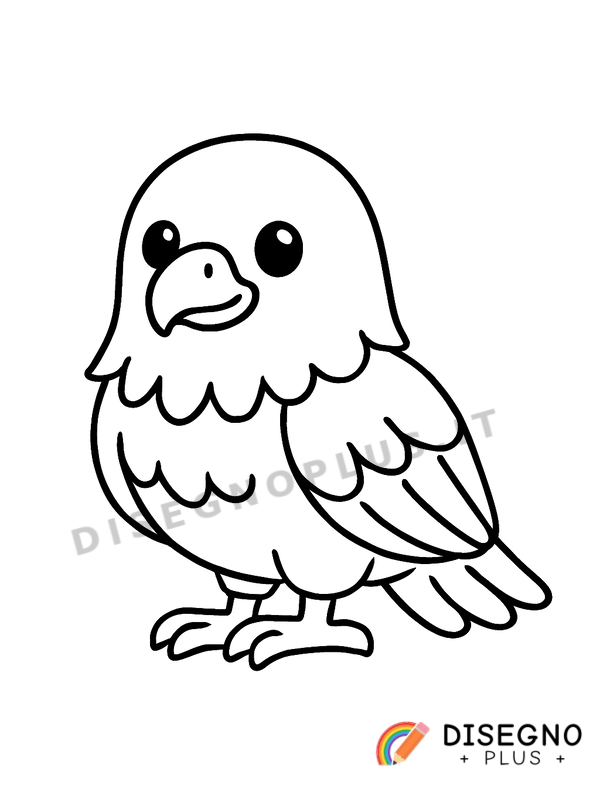 Disegno Aquila reale da colorare