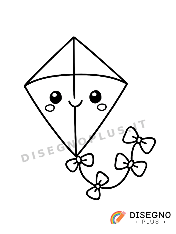 Disegno Aquilone colorato da colorare