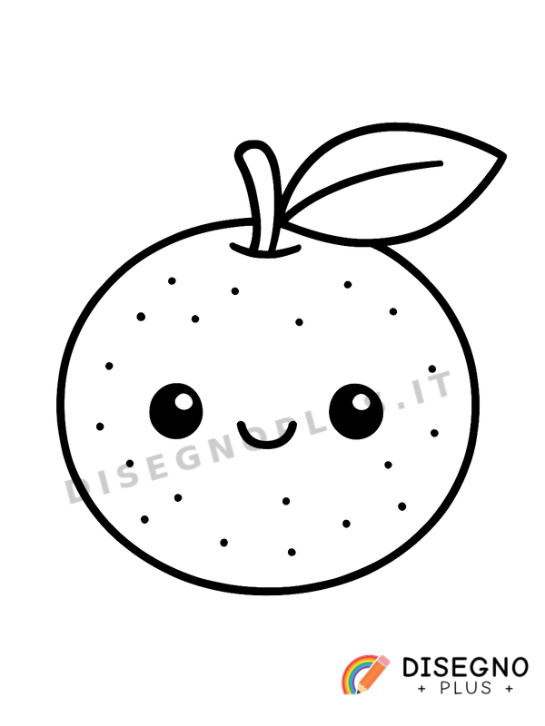Disegno Arancia da colorare