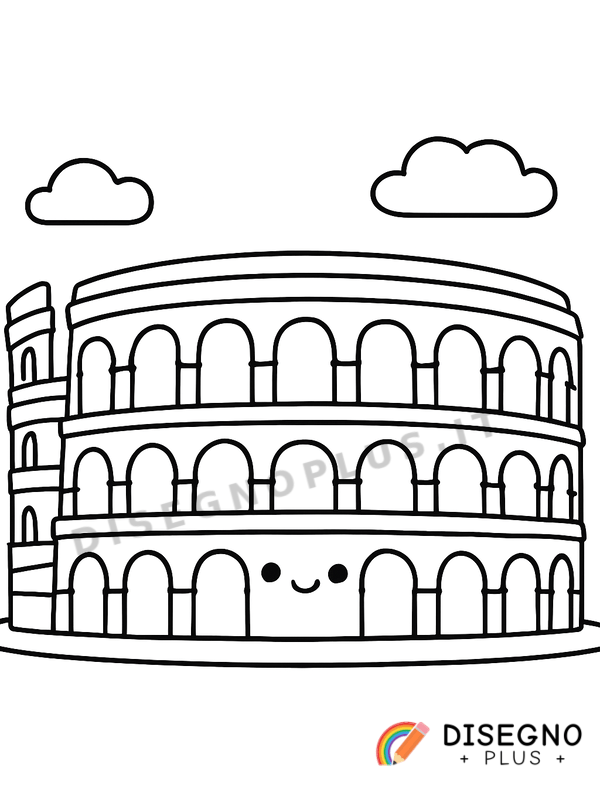 Disegno Monumenti da colorare