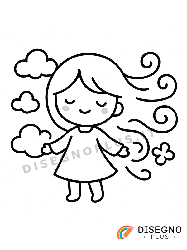 Disegno Aria da colorare