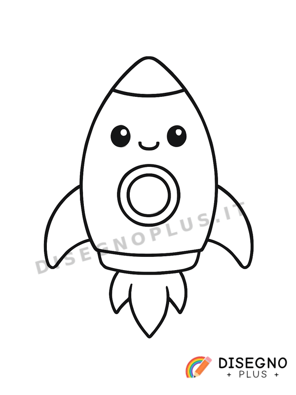 Disegno Astronave da colorare