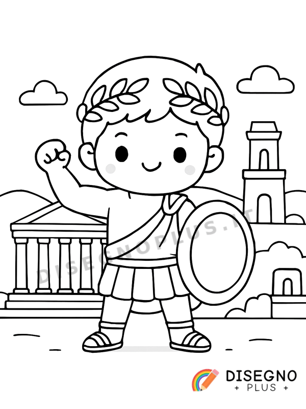 Disegno Antichità varie da colorare