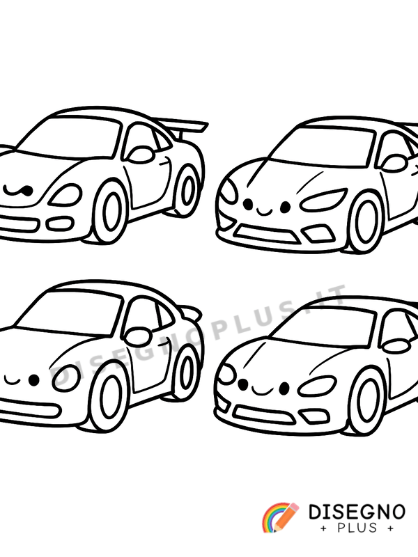 Disegno Automobili veloci da colorare