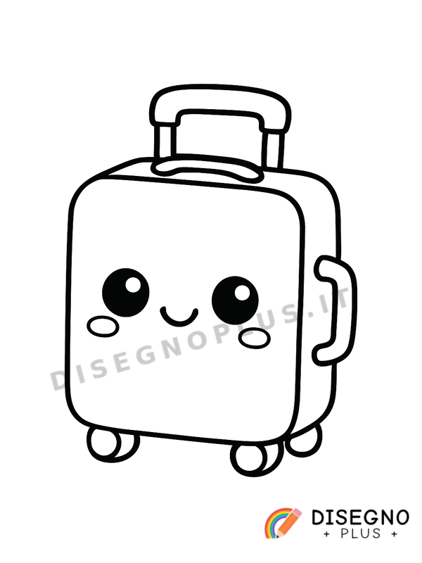 Disegno Bagaglio da colorare