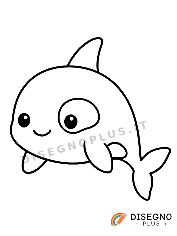 Disegno Balena assassina da colorare