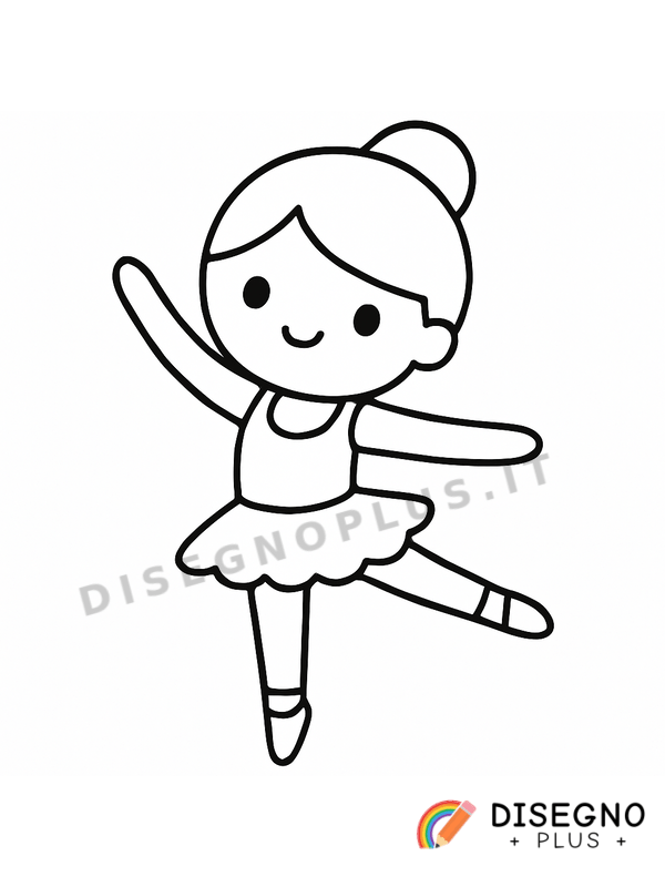 Disegno Ballerino da colorare