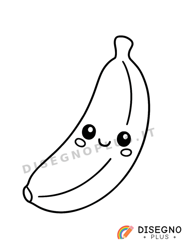 Disegno Banana da colorare