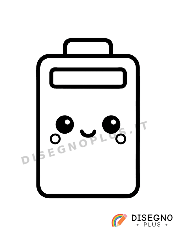 Disegno Batteria del telefono da colorare