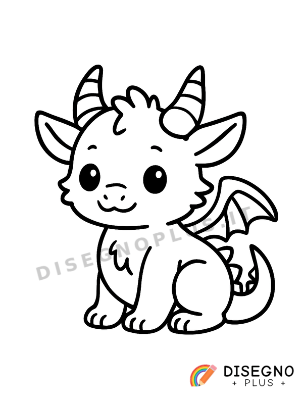 Disegno Bestia fantastica da colorare