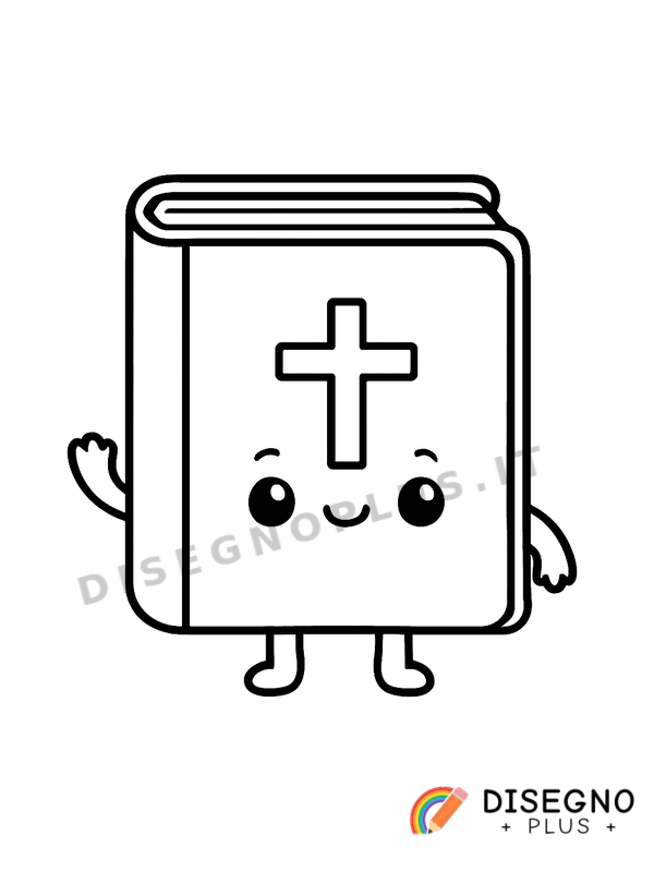 Disegno Bibbia da colorare