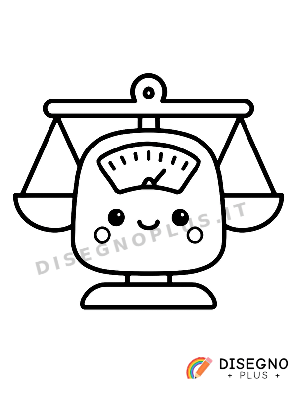 Disegno Bilancia da colorare