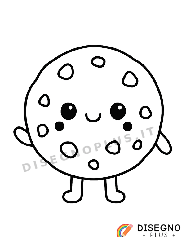 Disegno Biscottino da colorare