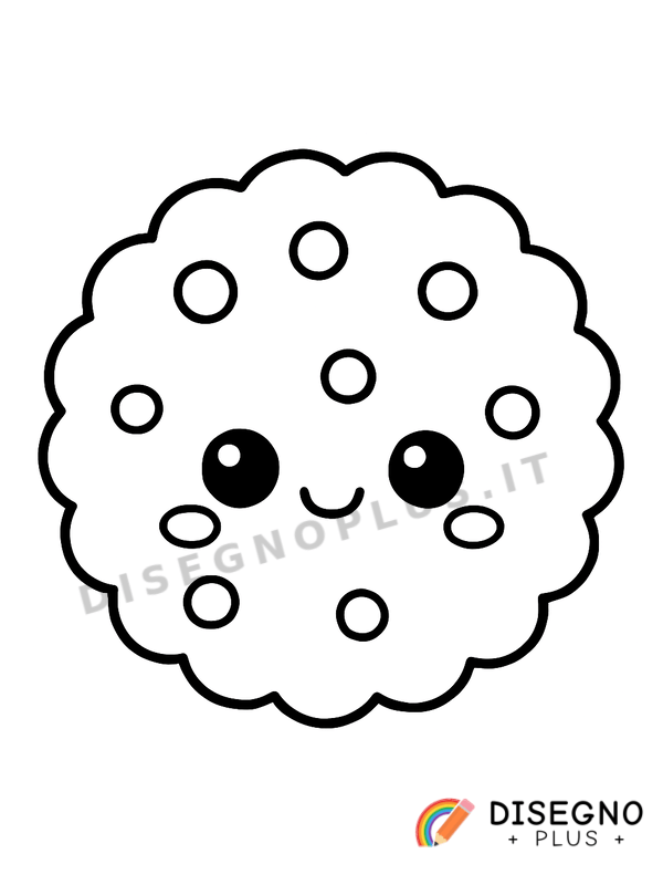 Disegno Biscotto da colorare