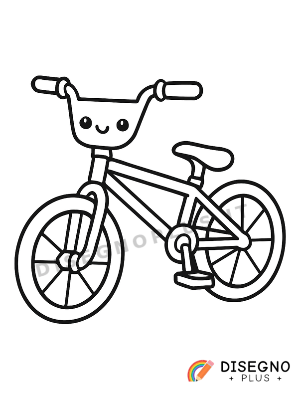 Disegno Bmx con ruote piccole e telaio robusto   da stampare e colorare