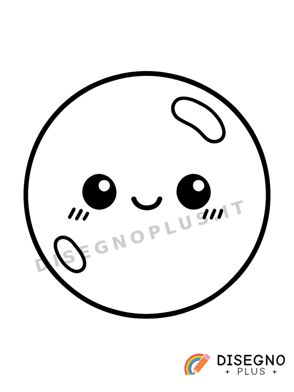 Disegno Bolla di vetro da colorare