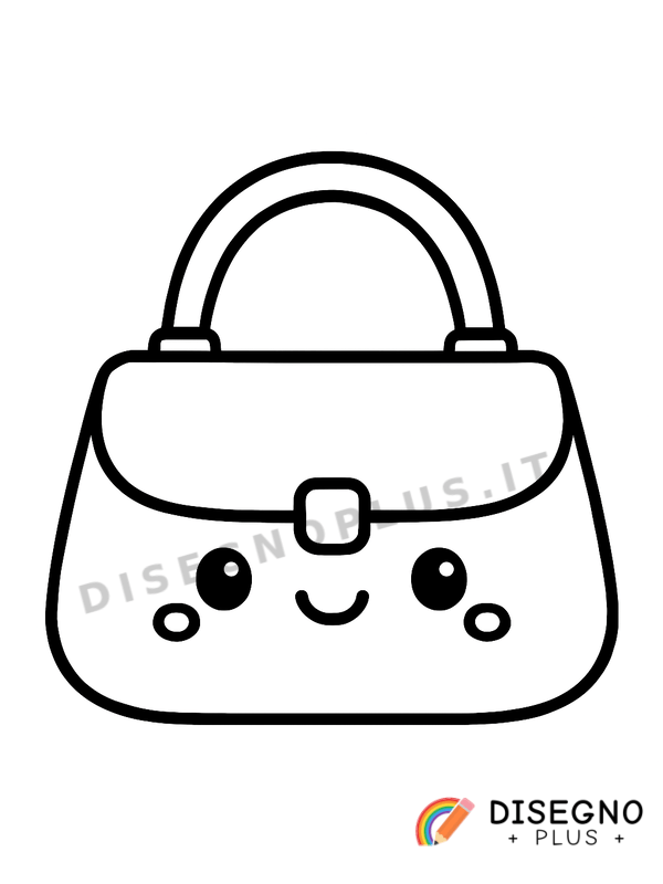 Disegno Borsetta da colorare