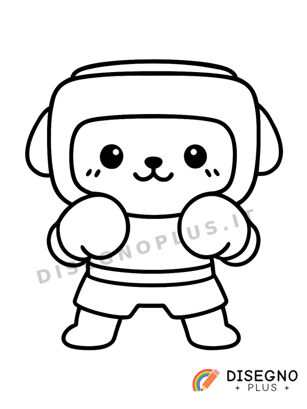 Disegno Boxeur da colorare