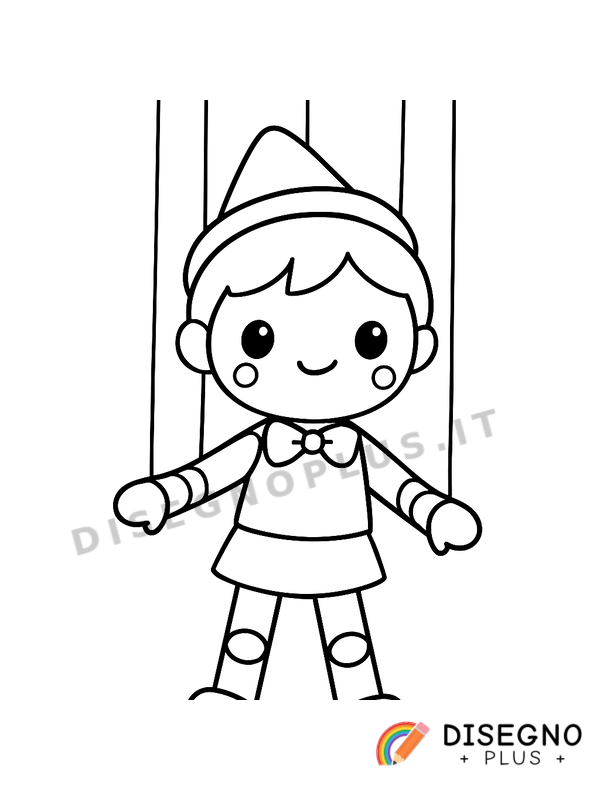 Disegno Burattino da colorare