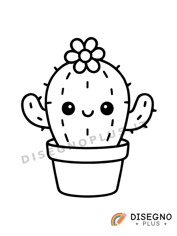 Disegno Cactus da colorare