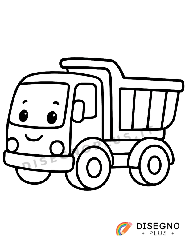 Disegno Camion giocattolo da colorare