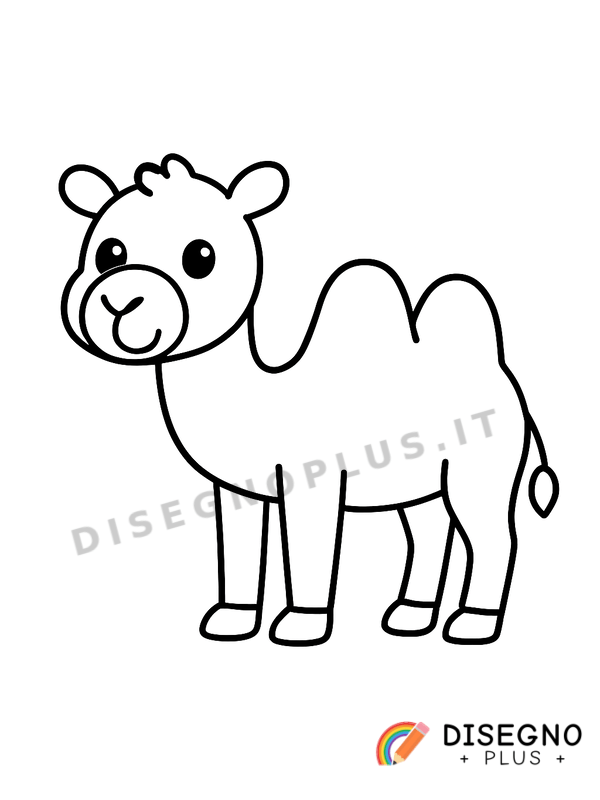 Disegno Cammello da colorare