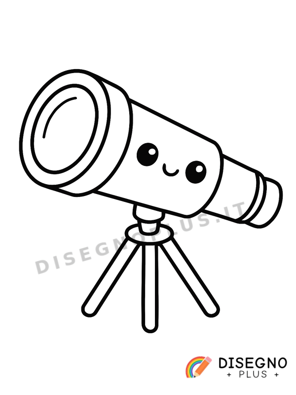 Disegno Cannocchiale da colorare