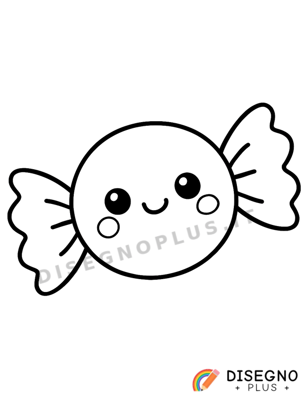 Disegno Caramella da colorare