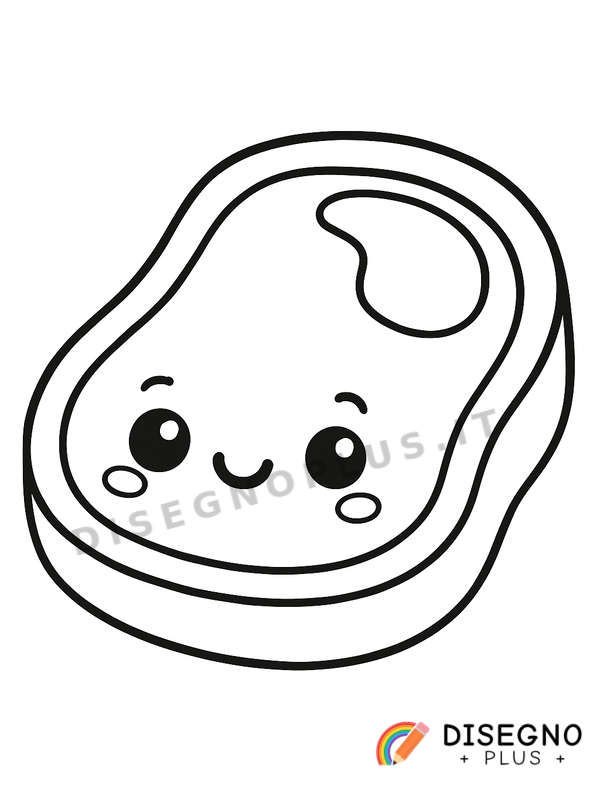 Disegno Carne da colorare