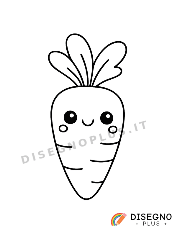 Disegno Ortaggi da colorare