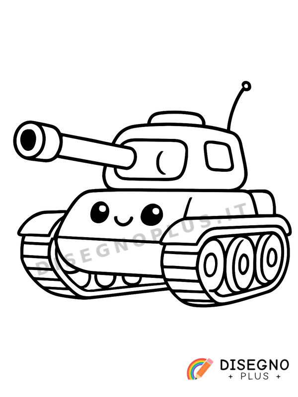 Disegno Carro armato da colorare