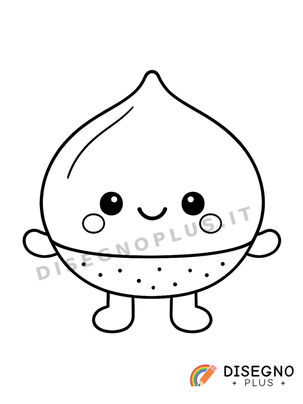 Disegno Castagna da colorare