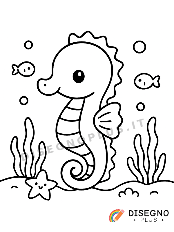 Disegno Cavallone che si infrange sulla riva   da stampare e colorare