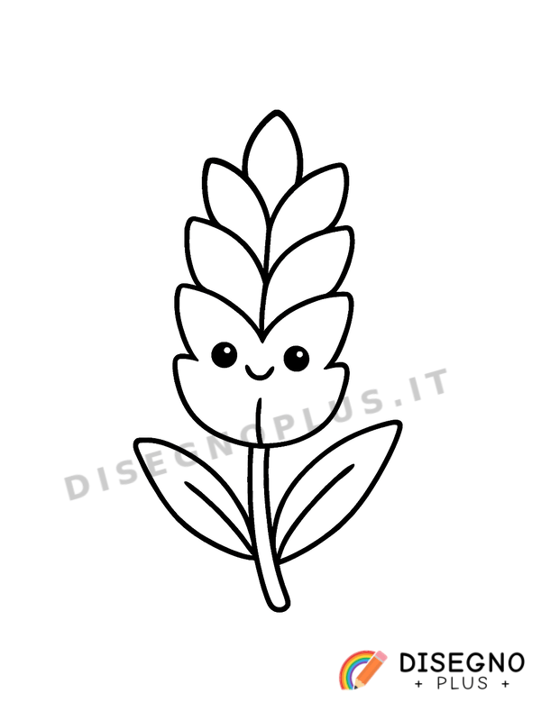 Disegno Grano da colorare
