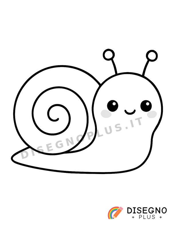 Disegno Chiocciola da colorare